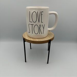 Rae‎ Dunn White 'Love Story' Mug